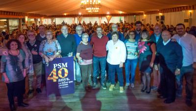 Foto família sopar 40è aniversari PSM-Entesa